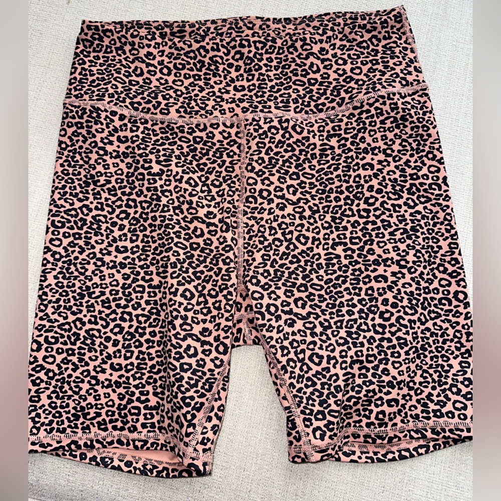 Leopard Print women’s biker shorts